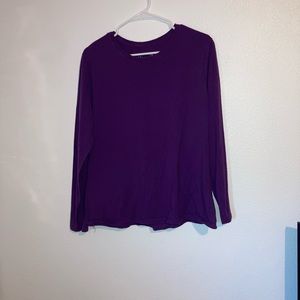 Purple Hanes long sleeve t-shirt. Soft material. Size XL. Brand new never worn.